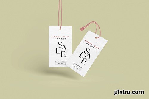 Label Tag PSD Mockup ZL3EBQC