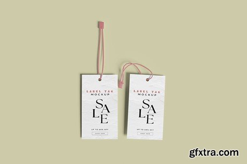 Label Tag PSD Mockup ZL3EBQC