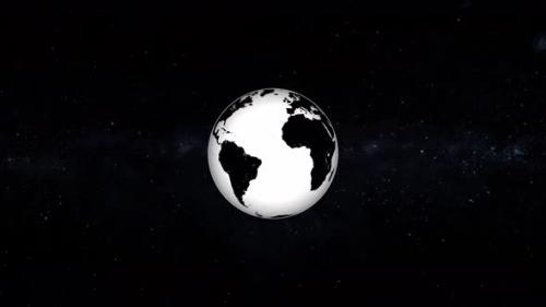 Videohive - Earth Planet animation in space. 2142 - 48025415 - 48025415