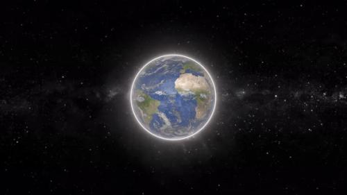 Videohive - Earth Planet animation in space. 2181 - 48025420 - 48025420