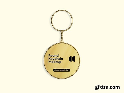 Round Keychain Mockup AGJ3CFH