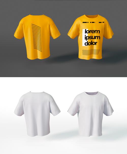 T-Shirt Set Mockup 639231631