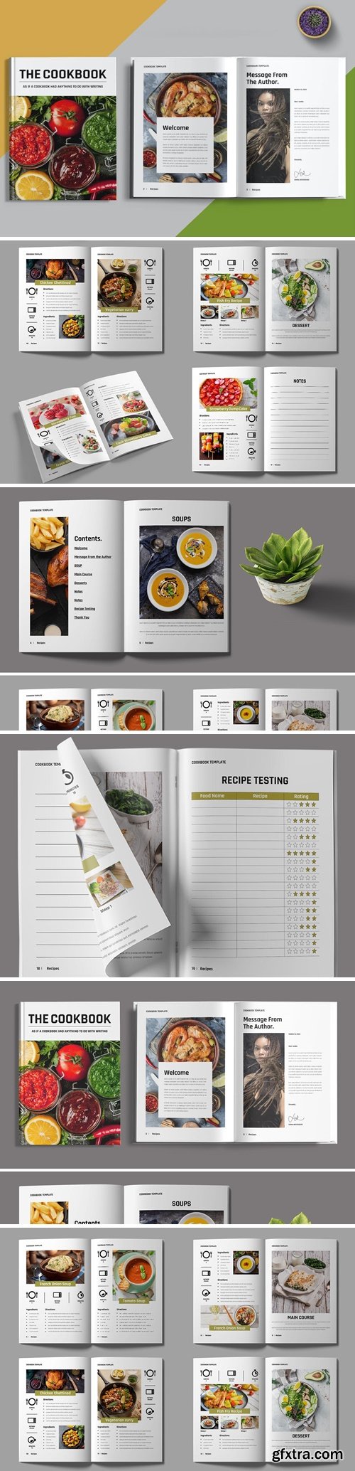 Recipe Book Design 9A8TED6