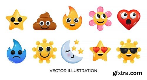 3D Emoji pack 4S7MNLZ