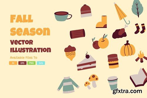 Fall Season Illustration UW9TM5N