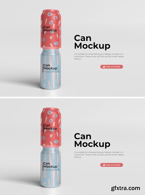 Two Minimalist Cans Mockup EXRGT4Q