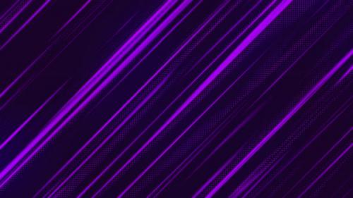 Videohive - Abstract glowing line with dot purple background - 48026056 - 48026056