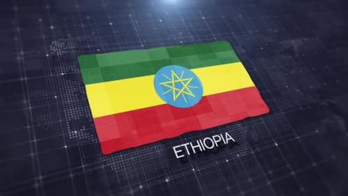 Videohive - Ethiopia Flag Displaying - 48026099 - 48026099