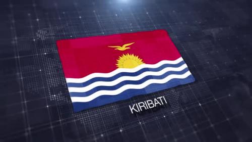 Videohive - Kiribati Flag Displaying - 48026100 - 48026100