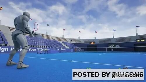 French Open Tennis Court & Blueprint v4.24-4.27, 5.0-5.2