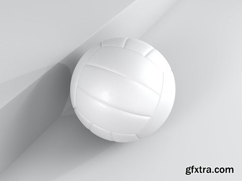 Volleyball Psd Mockup Set Y5GEM9Y