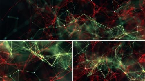 Videohive - Abstract Plexus Particles Pack - 48027677 - 48027677