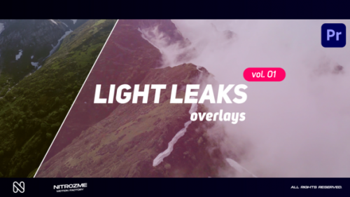 Videohive - Light Leaks Overlays Vol. 01 for Premiere Pro - 48037443 - 48037443