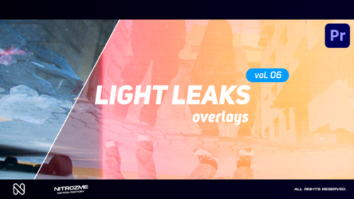 Videohive - Light Leaks Overlays Vol. 06 for Premiere Pro - 48037547 - 48037547