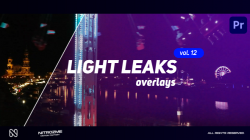 Videohive - Light Leaks Overlays Vol. 12 for Premiere Pro - 48037665 - 48037665