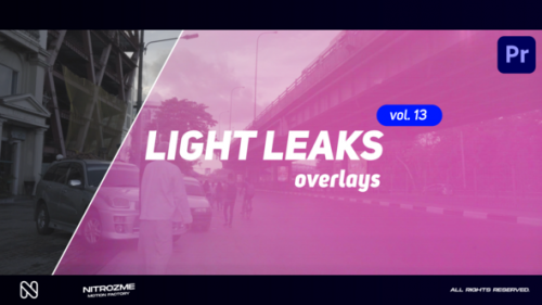 Videohive - Light Leaks Overlays Vol. 13 for Premiere Pro - 48037678 - 48037678