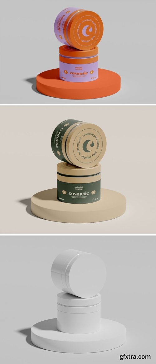 Cosmetic Creams Mockup 52GRKPN