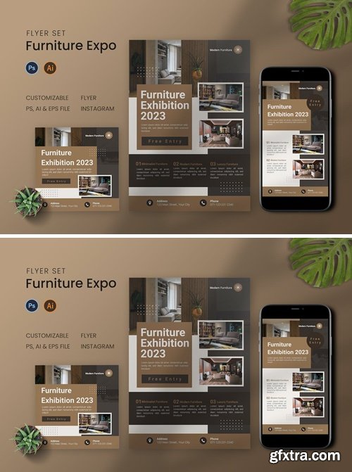 Furniture Expo Flyer Set ZEHNCUW