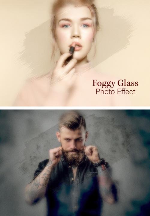 Foggy Glass Photo Effect 639226578