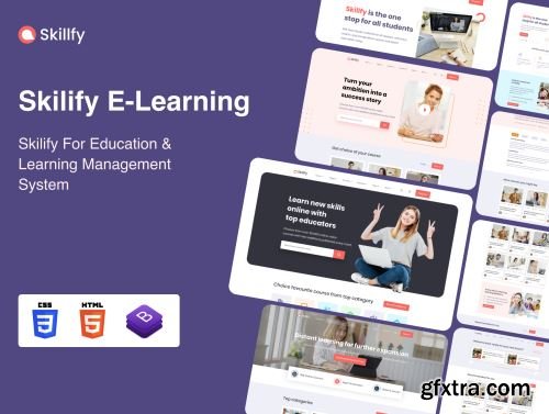 Skilify For Education & Learning Management System HTML Ui8.net