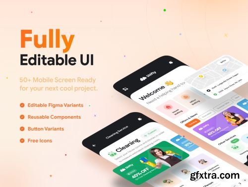 Shifty - Home Service App UI Kit Ui8.net