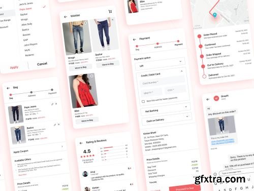 Shopfit - Shopping App UI Kit Ui8.net