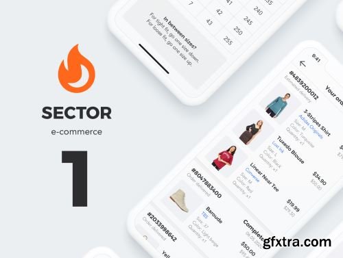 Sector UI Kit. E-commerce Ui8.net