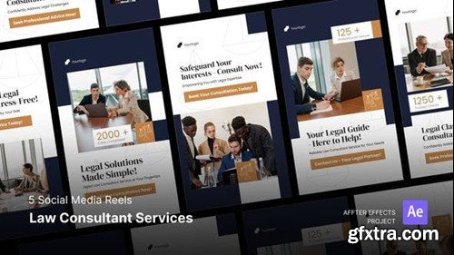 Videohive Social Media Reels - Law Consultant Services After Effects Template 47671210