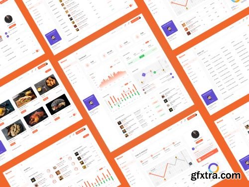 Retoza - Restaurant Dashboard (Design + Code) Ui8.net