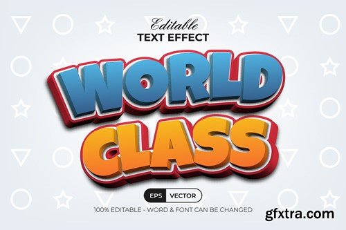 3D Text Effect Fun Style WDSXRVZ