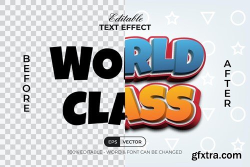 3D Text Effect Fun Style WDSXRVZ