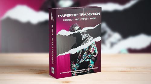 Videohive - Paper Rip Transitions For Premiere Pro - 48028729 - 48028729