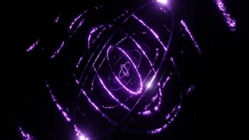 Videohive - Purple Organic Ellipsoid Background Vj Loop In HD - 48035836 - 48035836