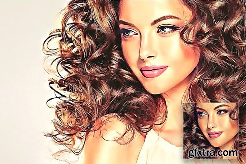 Vector Painting Photoshop Action V2 527PWLK