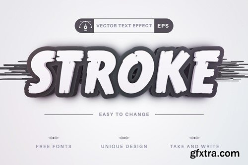 Scratch - Editable Text Effect, Font Style APZ6543