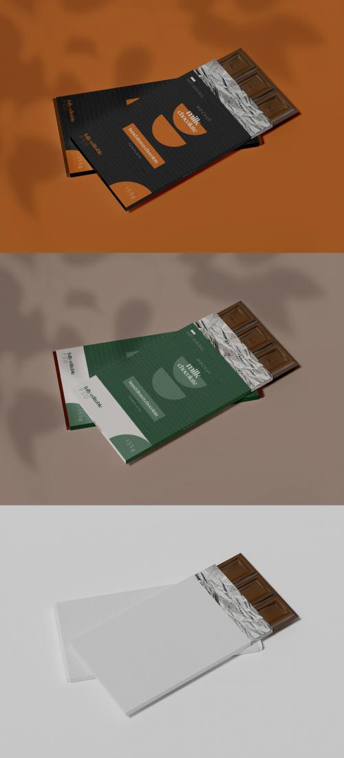 Opened Chocolate Bar Mockup 639057871