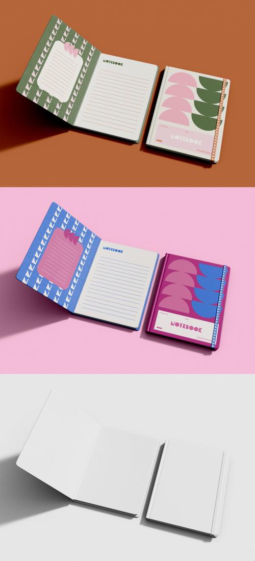 Open and Closed Notepad Mockup 639056902