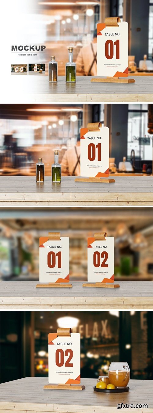 Table tent Mockup 66P23SA