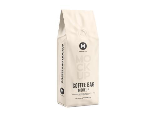 Coffee bag with Valve Mockup 638656356