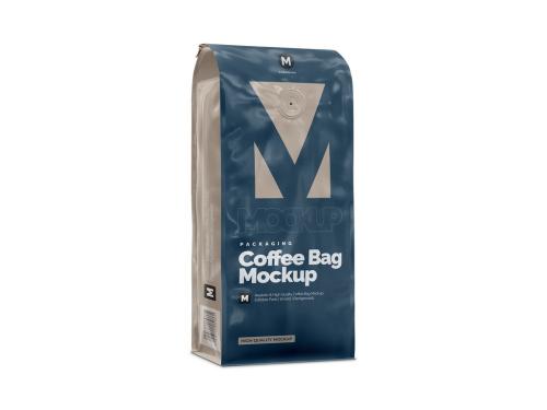 Coffee Bag Mockup - Half Side View 638656226