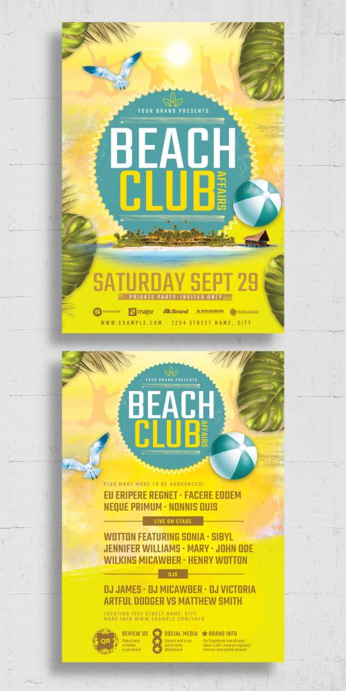 Beach Club Party Flyer Layout 638428624