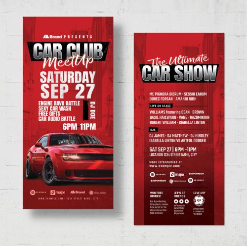 Car Club Meet Up DL Card Flyer Layout 638428609