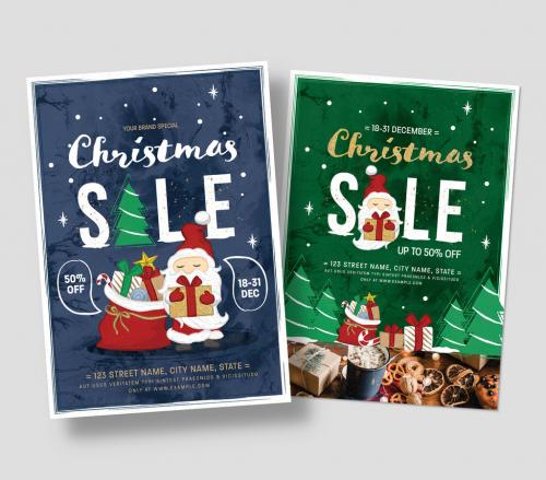 Christmas Sale Flyer Poster Layout 638401593