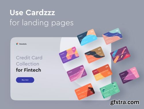 Cardzzz fintech and E-wallet card Ui8.net