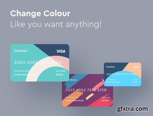 Cardzzz fintech and E-wallet card Ui8.net