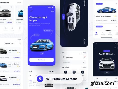 Carline - Car Marketplace App UI Kit Ui8.net