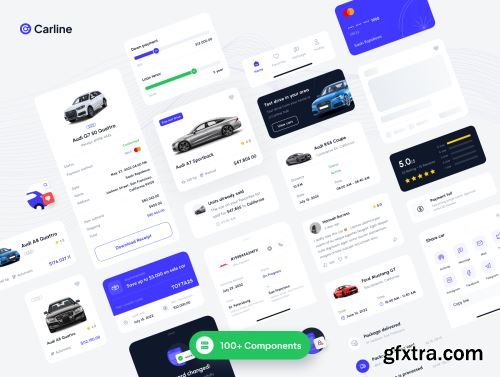 Carline - Car Marketplace App UI Kit Ui8.net