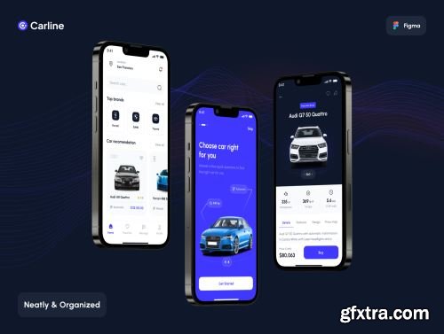 Carline - Car Marketplace App UI Kit Ui8.net