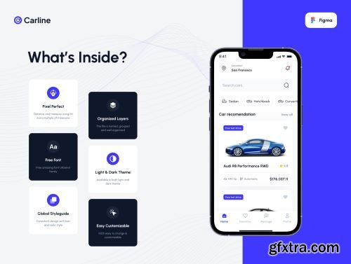 Carline - Car Marketplace App UI Kit Ui8.net