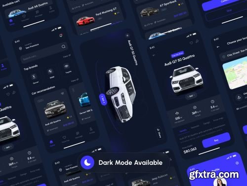 Carline - Car Marketplace App UI Kit Ui8.net